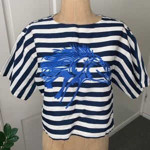 Sachin + Babi cropped top